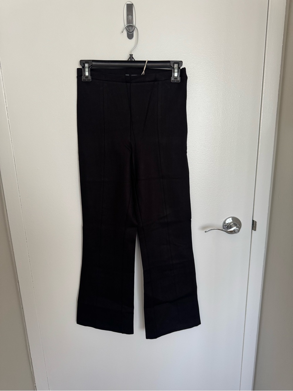 Mango Black Wide-Leg Dress Pants